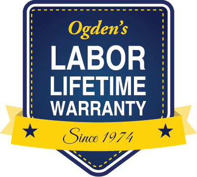 ogdens lifetime labor warranty badge