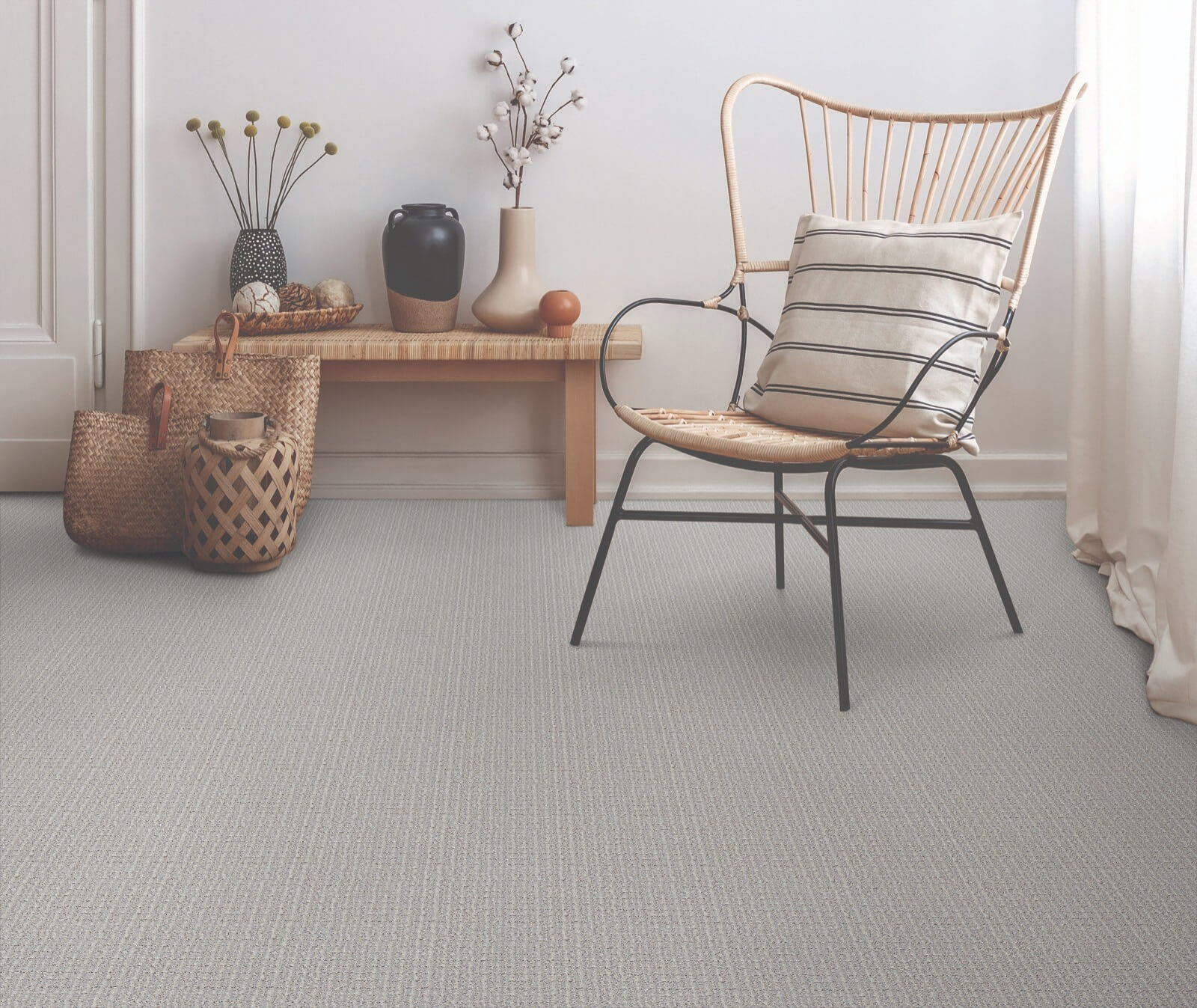 The word “carpet” comes from the Latin carpere (“to pluck”), and it has